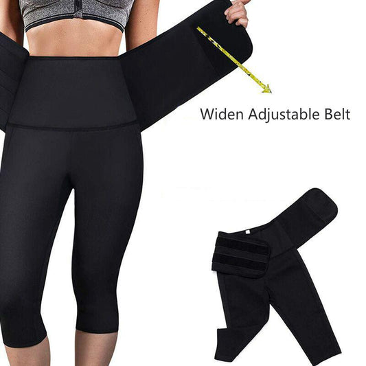 Pressurised Waistband Sweatpants Fitness Yoga Pants Ladies 7 Minutes Fast Dry Sports Clothes Long Pants Sweating Pant
