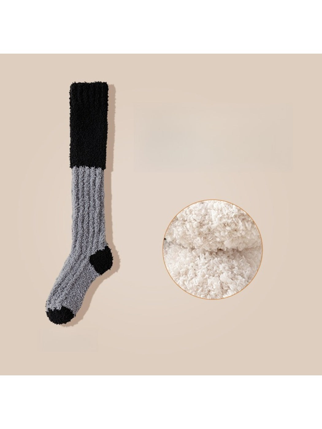 Rufia - Cozy Coral Fleece Thermal Sleeping Socks
