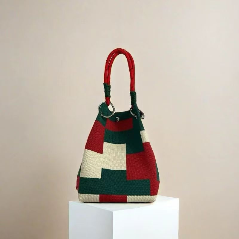 Woven Handbag Tote Shoulder Bag