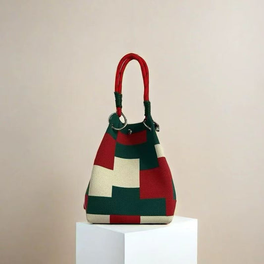 Woven Handbag Tote Shoulder Bag