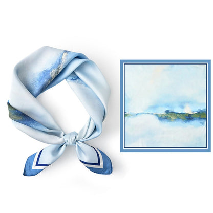 Scarvii - Summer Elegant Pattern Silk Scarf