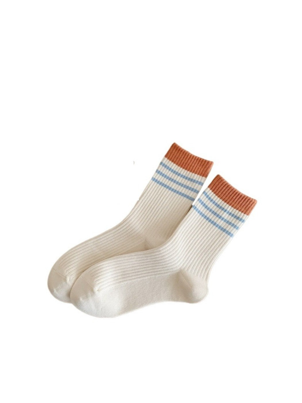Rufia - Minimalist Fresh Stripe Mid-Calf Capsule Socks
