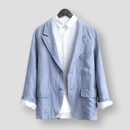 Saint Morris Lenoir Linen Blazer