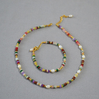 Bauai - Bohemian Necklace-Bracelet - Natural Elegance