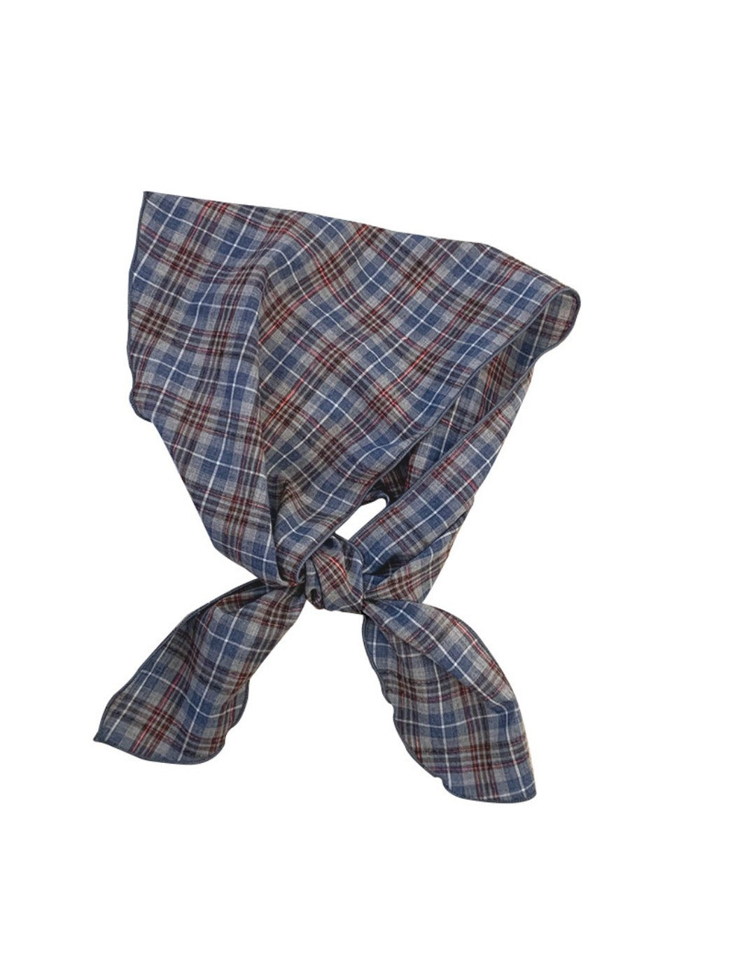 Scarvii - Elegant Japanese plaid scarf – versatile and fashionable