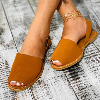 Sky Madrid Leather Open Toe Sandals