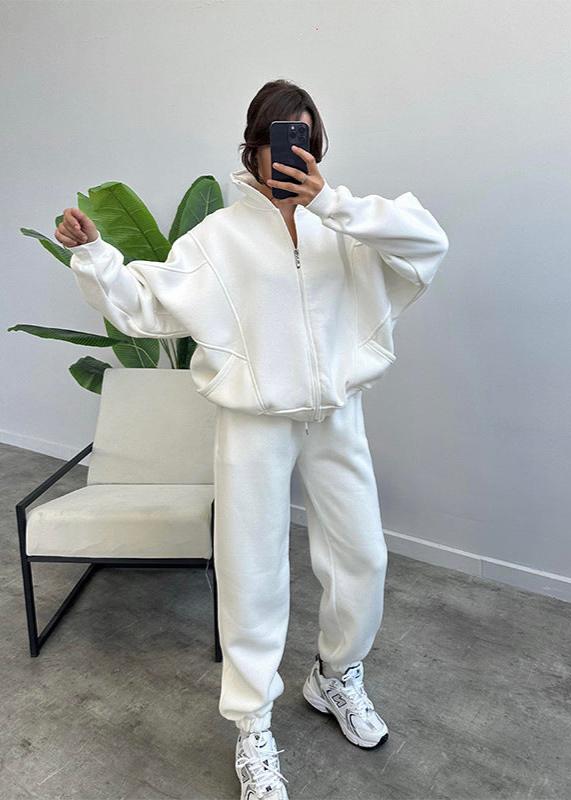 Oversized Hoodie And Jogger Set Soft Fabric