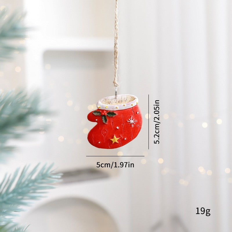Christmas Wooden Candle Decorations