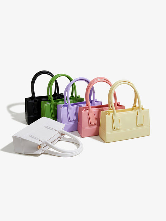 Chains Solid Color Crossbody Bags