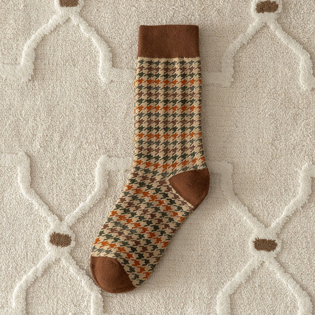 Rufia - Vintage Pattern Women's Socks for Fall &amp; Winter