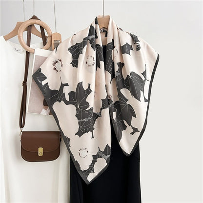 Fashion Print Square Scarf