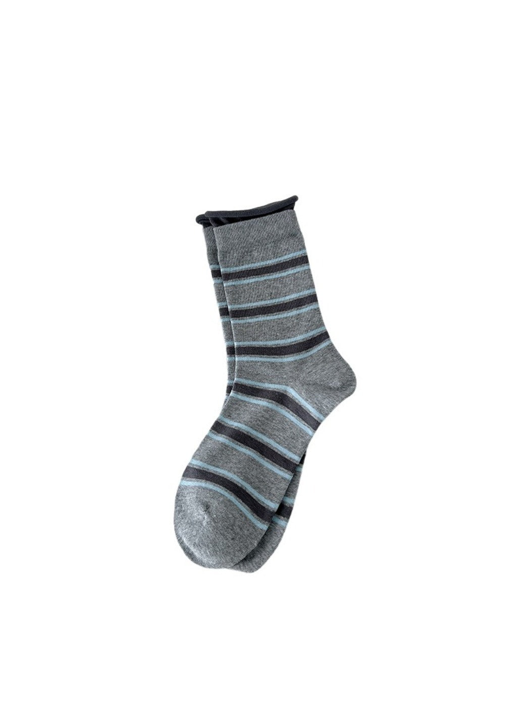 Rufia - Color-Block Crew Socks - Trendy &amp; Seamless
