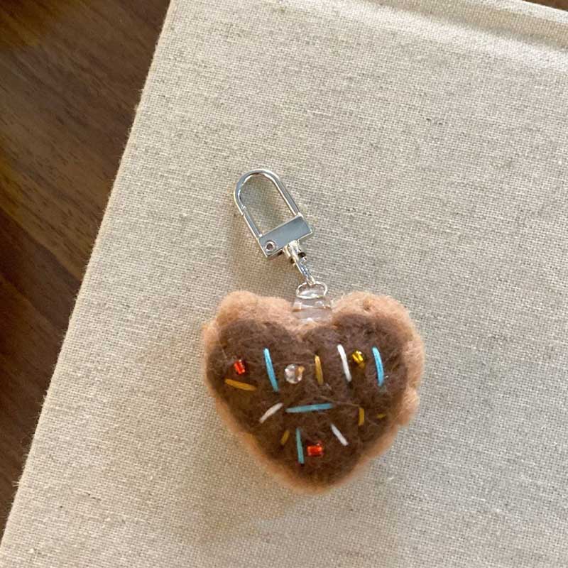 Colorful Beads Star Pendant Keychain Bag