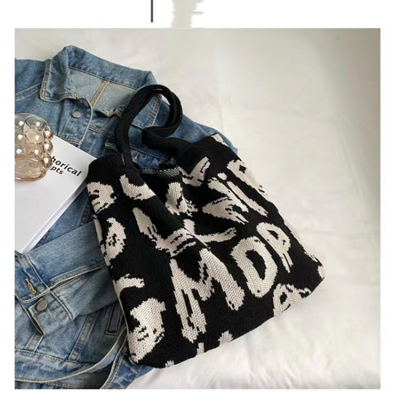 Crochet Tote Bag Large Capacity Tote Bag