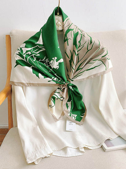 Flower Print Shawl&Scarf