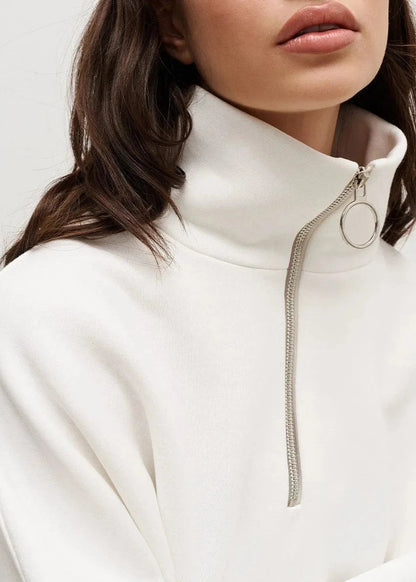 Oversized Sweatshirt Soft Cotton Abstract Graphic