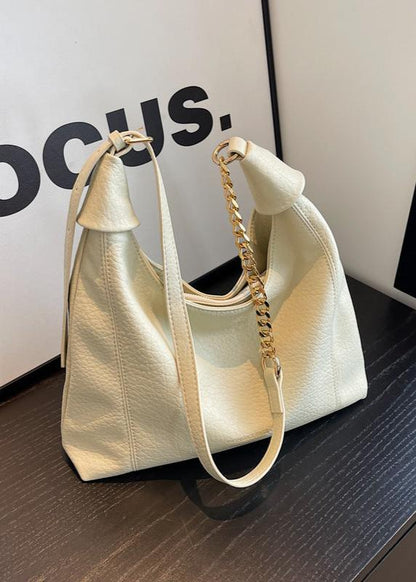 Hobo Bag Faux Leather Textured Finish
