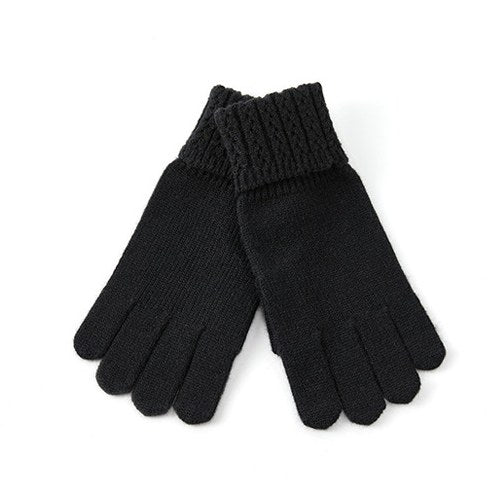 Solid Color SplitÂ Finger Simple Knit Glove