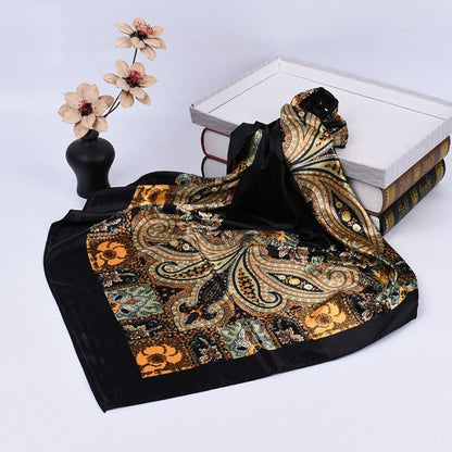 Bandana Printed Square Scarf