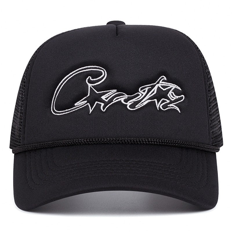 Matching Couple Embroidered Mesh Baseball Cap Breathable Sun Hat