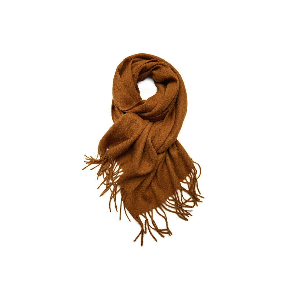 Simple Casual Wool Tassels Scarf