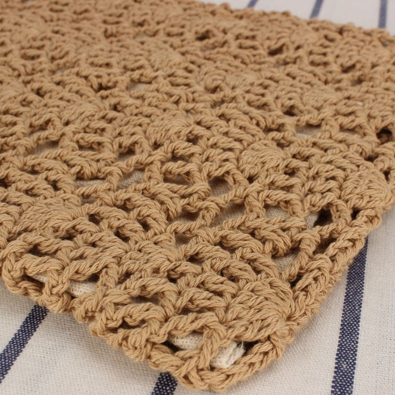 Crochet Market Bag Crocheted Single Shoulder Weave Bag