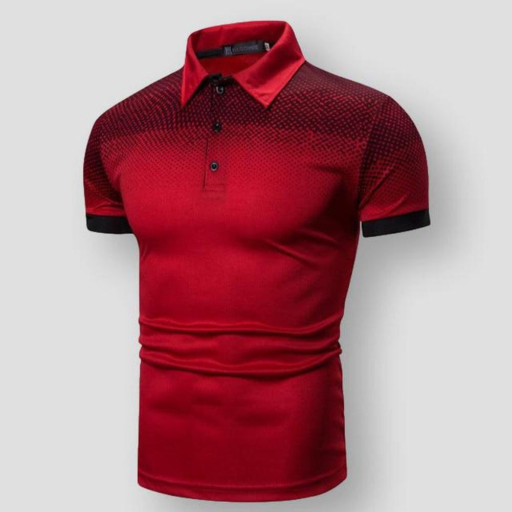 Sky Madrid Graphic Slim Polo Shirt