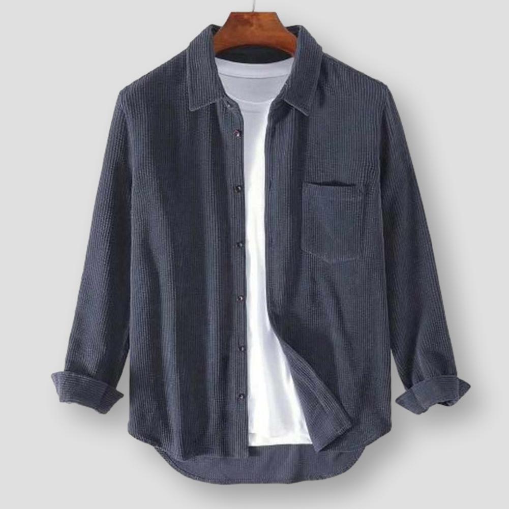 Sky Madrid Corduroy Button-Up Shirt