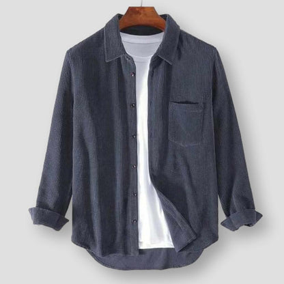 Sky Madrid Corduroy Button-Up Shirt