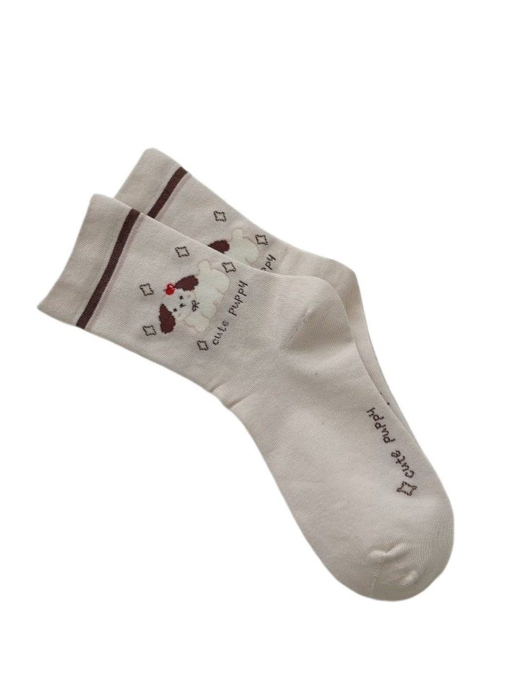 Rufia - Cute Cartoon Dog Women’s Mid-calf Socks