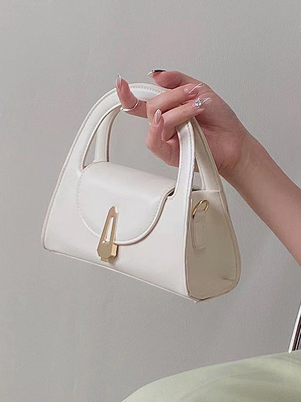 Hollow Solid Color Crossbody Bags