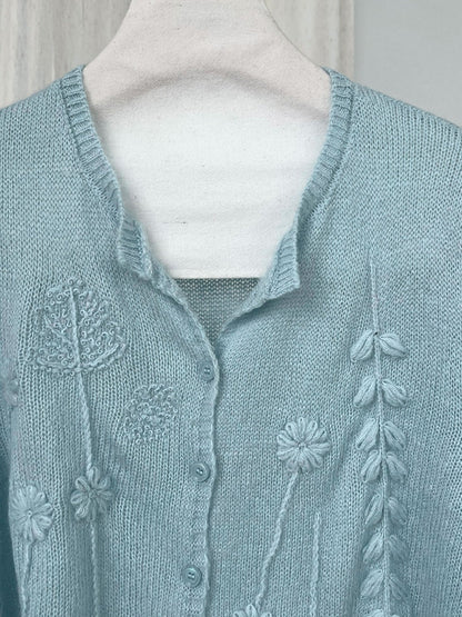 Crosa - Knitted Sweater Featuring Exquisite Embroidery