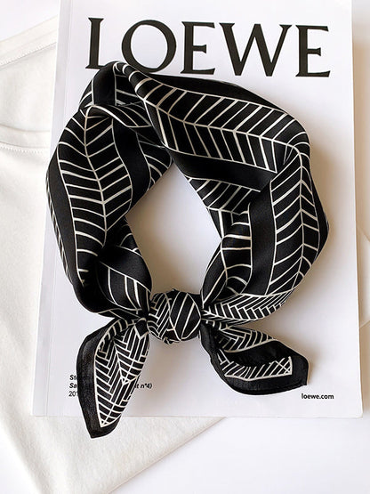 Leisure Fashion Square Striped Scarf