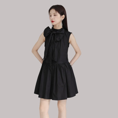 Bow Knot Short Dress
