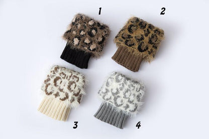 Boot Cuff Thick Short-Sleeved Thick Thick Bamboo Knit Wool Yarn Socks - 3