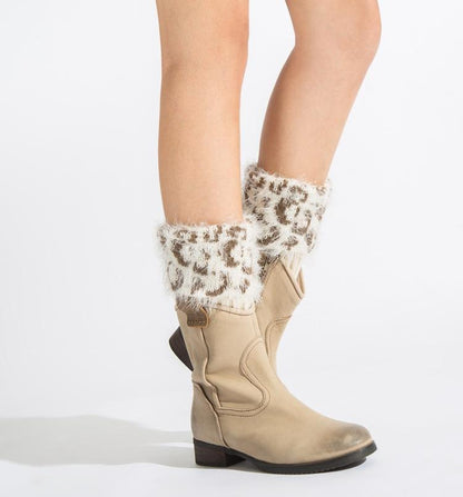 Boot Cuff Thick Short-Sleeved Thick Thick Bamboo Knit Wool Yarn Socks - 3