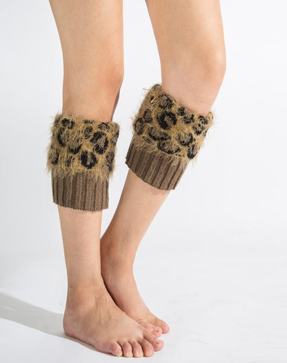 Boot Cuff Thick Short-Sleeved Thick Thick Bamboo Knit Wool Yarn Socks - 3