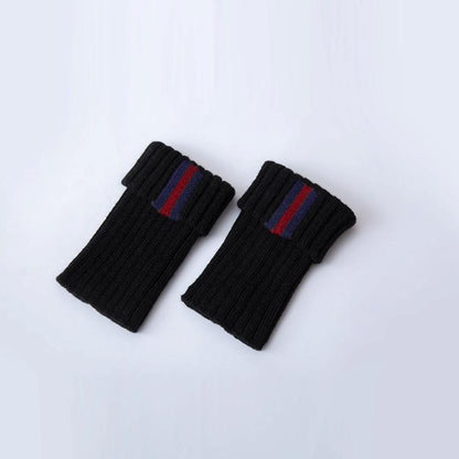 Boot Cuff Thick Short-Sleeved Thick Thick Bamboo Knit Wool Yarn Socks - 2
