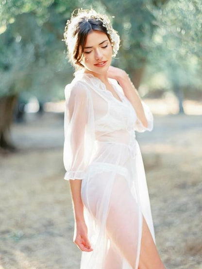 Solid Color Swimwear Beach Summer Cover Up
