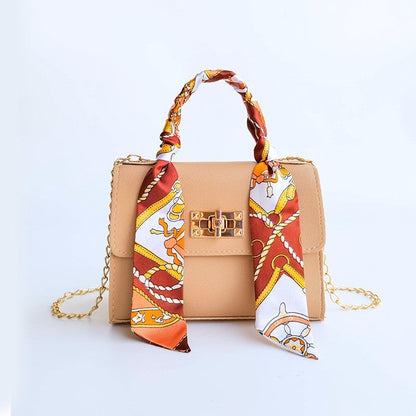 Women's Elegant Niche Fashion Silk Scarf Handbag
