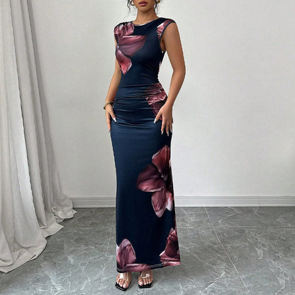 Slim Fit Sleeveless Bodycon Long Dress