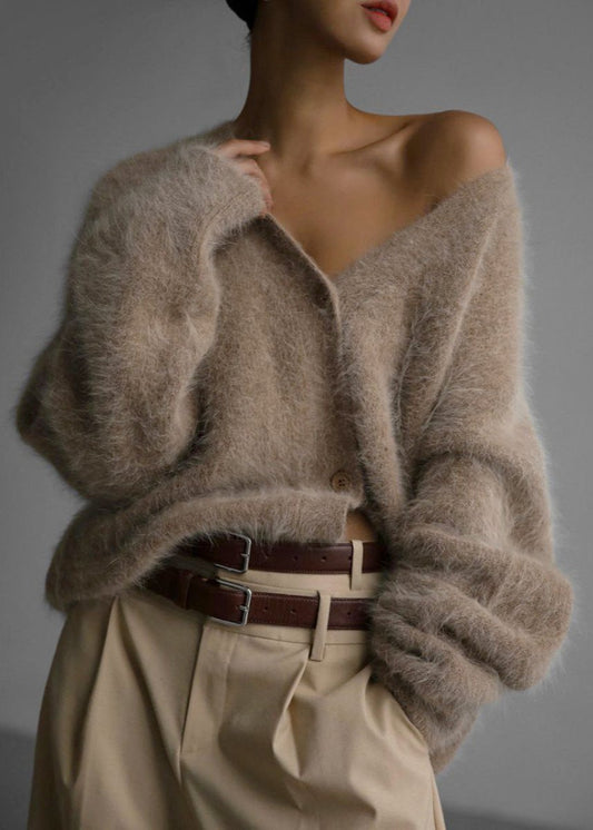 Button Cardigan Soft Knit Relaxed Fit