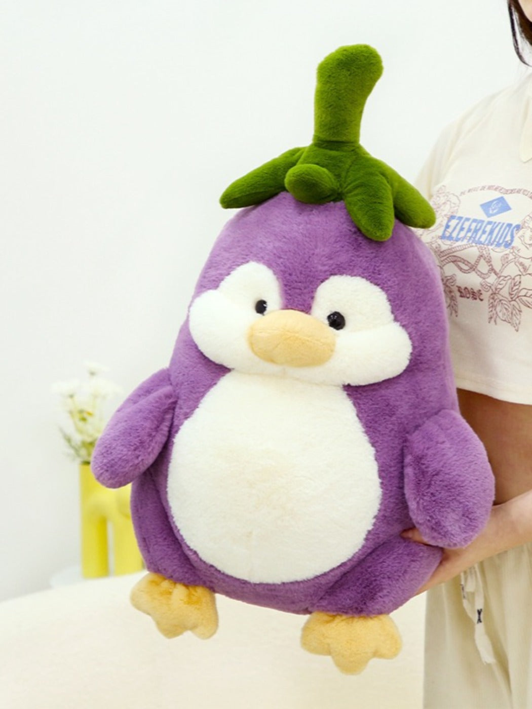 Kawai - Purple Penguin Plush Toy - Cozy &amp; Sweet