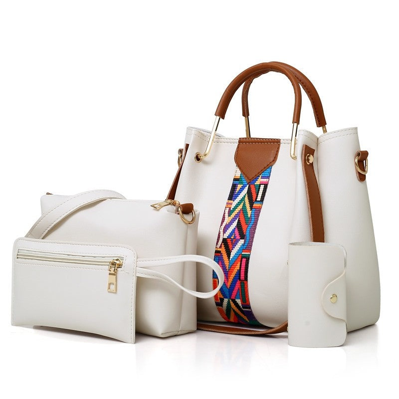 Fashion Four-Piece Mother Bag Handheld One Shoulder Messenger Bag