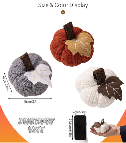 Hallo - Halloween Knitted Pumpkin Decoration