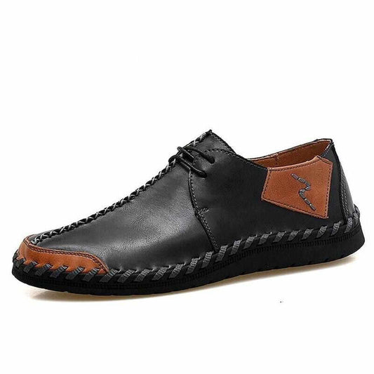 Saint Morris Leather Stitched Shoes