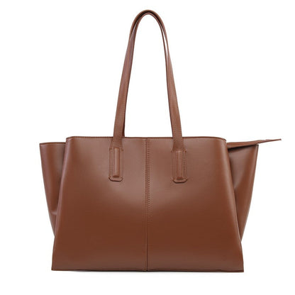Single Shoulder PU Tote Bag Intellectual Casual Retro Fashion
