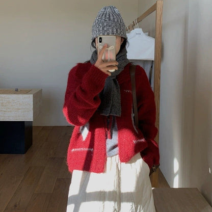 Short Knit Cardigan