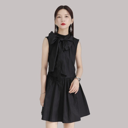 Bow Knot Short Dress