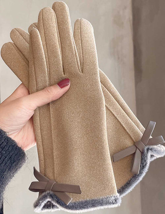 Elegant Touchscreen Thick Warm Winter Gloves